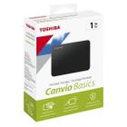 HD Portátil 1TB Toshiba Canvio Basics USB 3.0 Preto - HDTB410XK3AA