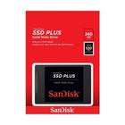 Hd ssd sandisk plus 240gb sata 2.5" 530mb/s