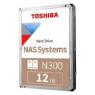 HD Toshiba 12TB N300 NAS, 3.5', SATA - HDWG21CXZSTA