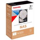 HD Toshiba N300, 8TB, 7200 RPM, NAS, 3.5, SATA - HDWG480XZSTA