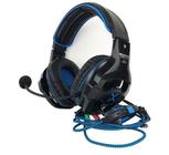 Headfone gamer usb/p2 7.1 surround led c/microfone hf-g650 azul