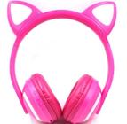 Headphone Com Bluetooth Gatinho Com Led Lindo Orelhas Gato