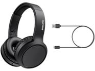 Headphone Esportivo Bluetooth Philips Over-ear - TAH5205BK/00 com Microfone Preto