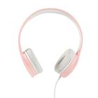 Headphone goldentech duo rosa com branco