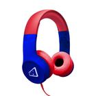 Headphone KIDS com Limitador de Volume Azul/Vermelho - ELG