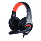 Headset com Microfone USB Preto e Vermelho PH-350BK - C3Tech