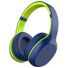 Headset Fone de Ouvido Bluetooth 5.0 Xtrax Groove com Microfone Embutido, Cabo P2 Azul / Verde