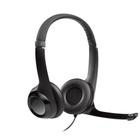 Headset - Fone de ouvido Logitech H390, USB c microfone, c/redução de ruídos e controles integrados