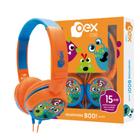Headset / Fone De Ouvido Oex Kids Hp301 Boo Fone Infantil - Laranja/Azul - NENHUM