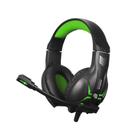 Headset Gamer Arena com Microfone Preto e Verde HGAR ELG