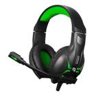 Headset Gamer Arena Efeito Surround Verde/Preto ELG