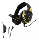 Headset Gamer Bright Dark - Iluminacao Led - Preto