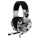 Headset Gamer Camuflado Camo Pro X33 Grafite Com Microfone