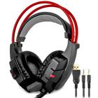 Headset Gamer Com Microfone Luz LED Colorido Cabo Reforçado Revestido Silicone Infokit - GH-X20