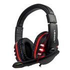 Headset Gamer com Microfone Luz LED RGB Fone USB 7.1 LEF-1040