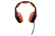 Headset Gamer Conquest HS406 Preto e Laranja - Oex