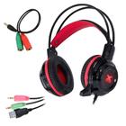 Headset Gamer Fone C/ Microfone P2/P3 3.5mm Vinik Taranis 2 Para PC e Consoles de Vídeo Game