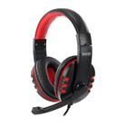 Headset Gamer Fone De Ouvido Com Microfone Led Vermelho Dust