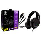 Headset Gamer Fone De ouvido P2 USB PC arco Ajustável Controle de Volume Liga/Desliga Microfone