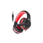 Headset Gamer Fortrek Spider Black P3 40mm - Preto/Vermelho