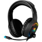 Headset gamer holt preto rgb - fortrek