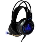 Headset Gamer Hoopson, LED Azul, USB, Microfone LED, Driver 40MM, Preto - F-100 - AZ