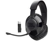 Headset Gamer JBL Quantum JBLQ350WLBLK Surround - sem Fio USB Preto