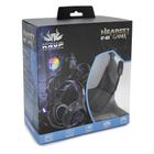 Headset gamer Knup KP-488 preto e azul