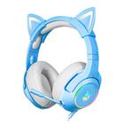 Headset Gamer Onikuma, RGB, Som Surround 7.1, Drivers 50mm, Azul - K-9-3.5