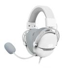 Headset Gamer Redragon Aurora USB 7.1 Drivers 40mm - Branco - H376WG