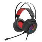 Headset Gamer Redragon Carmen - com Microfone - Iluminação RGB - Conector P2 e USB para LED - H261