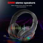 Headset Gamer Redragon H260-RGB Hylas / Drivers 50MM / P2 / USB / Adaptador 3.5MM - Preto