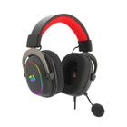 Headset Gamer Redragon Zeus X Chroma MK II, RGB, SURROUND 7.1, USB, DRIVERS 53MM, PRETO/VERMELHO - H510-RGB