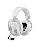 Headset Gamer Sem Fio Logitech G Pro X 2 Lightspeed, Bluetooth, USB e 3.5mm, para PC, Playstation e Switch, Branco - 981-001268