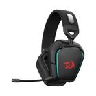 Headset Gamer Sem Fio Redragon Mira 7.1, Bluetooth e 2.4GHz, RGB, Preto - H868