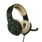 Headset Gamer Trust Gxt 411C Radius P2 40Mm Verde Camuflado