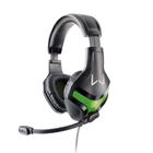 Headset Gamer Warrior Harve Multilaser PH298 Verde Super Bass Fone de Ouvido com Microfone 2 Plug P2