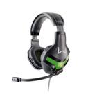 Headset Gamer Warrior Harve P2 Stereo Preto/Verde - PH298