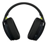 Headset Gamer Wireless G435 - Preto/Amarelo-Fluorescente