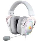 Headset Gaming Redragon Zeus X H510W-RGB 7.1 com USB- Branco