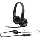 Headset Logitech H390 Áudio Digital em Couro USB Preto