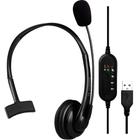 Headset Office Fortrek FK731A USB Preto