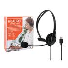 Headset Office Para Telefone/Computador Com Conector Usb C