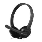 Headset PH-02BK com controlador de volume, preto P2 / P2 C3 Plus