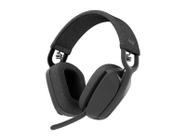 Headset sem fio logitech zone vibe 100, drivers 40 mm, usb, bluetooth, pc, mobile, grafite - 981-001