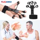 Heand Gripe de Dedos Exercitador De Dedo Violão De 3 Níveis Resistentes À Recuperação e Fortalecimento de Dedos Para Pac
