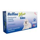 Helfine Plus Vermífugo para Cães 4 pastilhas