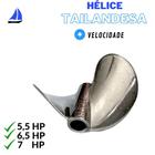 Hélice Tailandesa Barco pantaneiro 5.5 6,5 E 7 Hp Alumínio