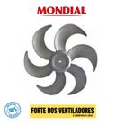 Hélice Vent Mondial Vt-31 30cm 6 Pás Prata Original