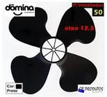Hélice Ventilador Dômina 4 Pás Preto 50cm Eixo 12,5mm Original
